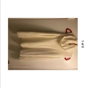 Kate & Mallory  XL Cold Shoulder Cowl Neck Ivory